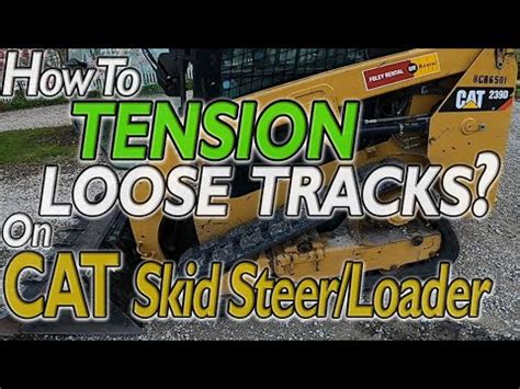 skid steer track tension